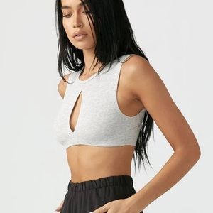 Joah Brown Keyhole Crop Tank
